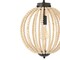 Jonathan Y Abril 12.5" 1-Light Rustic Bohemian Iron/Wood Bead LED Pendant, Oil Rubbed Bronze/Brown JYL9930A - alternate 5
