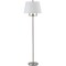 Homeroots 62" Nickel Four Light Traditional Shaped Floor Lamp With White Square Shade 526231 - alternate 1
