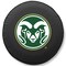 Holland Bar Stool Co 28 x 8 Colorado State Tire Cover TCIColoStBK - alternate 1