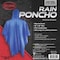 Boss Blue PVC Rain Poncho One Size Fits All B49106B/O - alternate 2