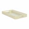 Homeroots 16in White Gold Rectangular Wood Handmade Tray With Handles 483294 - alternate 3