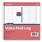 Adams Business Forms Voice Mail Log Books, One-Part (No Copies), 8.25 x 8.5, 8 Forms/Sheet, 480 Forms Total, 2PK S8714 - alternate 3