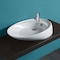 Whitehaus Collection Britannia Oval Above Mount Basin with Single Faucet Hole Drill B-BO12 - alternate 3