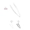 Smarty Had A Party 9" Clear Disposable Plastic Serving Tongs (48 Tongs), 48PK 2549-CASE - alternate 4