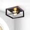 Jonathan Y Marfa Square 13" 2-Light Iron Modern Farmhouse LED Flush Mount, Oil Rubbed Bronze JYL7563A - alternate 3