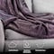 Lavish Home Faux Fur Throw Blanket for Couch, Gray, 50 in x 60 in 68-THROW-GRY - alternate 4
