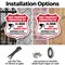 Signmission Video Surveillance Shield Sign This Prop, 6 Inch X 6 Inch, Plastic Sign SHI-P-6-470 - alternate 5