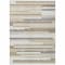 Homeroots 3' X 5' Ivory Beige And Taupe Striped Washable Indoor Outdoor Area Rug 613284 - alternate 3