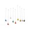 Homeroots Set of Nine Rainbow Resin Climbing Man Hanging Dimensional Sculpture, 9PK 358143 - alternate 1