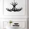 Jonathan Y Eldora 33" 6-Light Rustic Farmhouse Adjustable Resin Antler LED Chandelier, Black JYL6318C - alternate 4