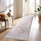 World Rug Gallery Vintage Transitional Boho Machine Washable Runner Rug 2 ft 6 in x 10 ft Rust 6039RUST2X10 - alternate 1