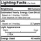 Bulbrite KX Dimmable T3Mini-Candelabra Screw Base E11 Clear Light Bulb, 2 PK 861114 - alternate 4