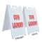 Signmission Coin Laundry, A-Frame & 2 Decals Installed, Heavy-Duty Plastic Frame SBHD-D-2436-Coin Laundry - alternate 4
