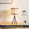 Vidalite Gal Tripod Table Lamp with Rattan Shade, Stitched Velvet Detailing, Bohemian Style CE1008604 - alternate 3