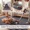 Jonathan Y Orton Distressed Ticking Stripe Non-Slip Machine-Washable Charcoal/Cream 3 ft. x 5 ft. Area Rug WSH519C-3 - alternate 4