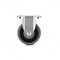 Richelieu Industrial Gray Thermoplastic Rubber Caster, Fixed, with Plate, Gray F27275 - alternate 5