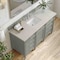James Martin Vanities Brittany 60" Single Vanity, Urban Gray, w/ 3 CM Siberian Silestone Top 650-V60S-UGR-3SFR - alternate 3