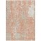 Homeroots 10' X 14' Coral And Ivory Abstract Washable Indoor Outdoor Area Rug 612928 - alternate 4