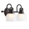 Jonathan Y Virginia 17.25" 2-Light Metal/Glass LED Vanity Light, Oil Rubbed Bronze JYL7408C - alternate 6
