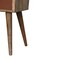 Homeroots 22" Brown Solid Wood One Drawer Nightstand 651885 - alternate 5