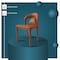 Leisuremod Solace Series Modern Dining Chair in Brown SC49BR - alternate 4
