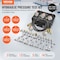 Vevor Hydraulic Pressure Test Kit 5 Gauges 13 Couplings 14 Tee Connectors 5 Hose TKS-4 - alternate 3