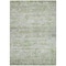Homeroots 5' X 8' Artichoke Green And Ivory Striped Washable Indoor Outdoor Area Rug 604513 - alternate 3