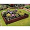 Bloomers 4 Ft. x 4 Ft. Brown Polyethylene Modular Raised Bed Garden 2455-6 - alternate 1