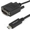 Startech.Com 3.3 ft / 1 m USB-C to DVI Cable - USB Type-C Video Adapter Cable - 1920 x 1200 - Black CDP2DVIMM1MB - alternate 1