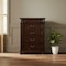 Homeroots 18" X 36" X 51" Dark Walnut Wood Chest 347055 - alternate 2