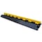 Atlas Heavy Duty Cable Protector Ramp 1 Channel Bulk Pallet, 39 Long Black & Yellow, 40PK CP9896-40 - alternate 2