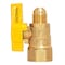 Brasscraft Eastman 3/8 in. Flare X 1/2 in. FIP Brass Gas Valve 60001B - alternate 3