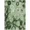Homeroots 8' X 10' Artichoke Green And Emerald Abstract Washable Indoor Outdoor Area Rug 577154 - alternate 3