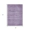 Homeroots 3' X 5' Purple And Lavender Abstract Washable Indoor Outdoor Area Rug 618286 - alternate 5