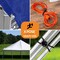 Xpose Safety Bungee Ball Cords 6 25-PK Heavy Duty Assorted Colors Stretch Rope with Ball Ties, 25PK BB-6M-25-X - alternate 2