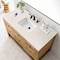 James Martin Vanities Breckenridge 48" Sgl Vanity, Light Natural Oak, w/3 CM Siberian Silestone Top w/FreePower WirelessCha 330-V48-LNO-FSFR - alternate 7
