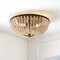 Jonathan Y Allison 15" 3-Light Shabby Chic Farmhouse Wood Beaded/Metal LED Flush Mount, Oil Rubbed Bronze/Cream JYL9019B - alternate 3