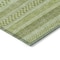 Homeroots 8' X 10' Fern Green And Sage Striped Washable Indoor Outdoor Area Rug 615341 - alternate 5