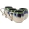 Meritage Lexington 4 Piece 20 Ounce Stoneware Two Tone Mug Set in Green Multi 121834.01 - alternate 1