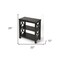 Homeroots 25" Black Wood Two Tier Bookcase 389562 - alternate 6