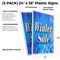 Signmission Winter Sale, Plastic Signs Only 24 Inch x 36 Inch, Corrugated Plastic, 2PK CSB-2436-2PACK-Winter Sale - alternate 2