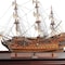 Homeroots 39" Wood Brown San Felipe Large Table Top Display Hand Painted Decorative Boat 401849 - alternate 2