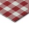 Homeroots 3' X 5' Red And Ivory Plaid Washable Indoor Outdoor Area Rug 595427 - alternate 5
