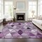Homeroots 9' X 12' Merlot Purple And Lavender Geometric Washable Indoor Outdoor Area Rug 583044 - alternate 5