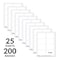 C-Line Products 9" x 12" High Capacity Black Stitched Shop Ticket Holders, 15PK 39912 - alternate 1