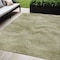 Homeroots 5' X 8' Sage And Ivory Abstract Washable Indoor Outdoor Area Rug 631312 - alternate 1