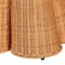 Bali & Pari Palm Scallop Natural Rattan Ottoman, 39" Square 259-14088-ZORO - alternate 6