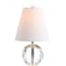 Jonathan Y Goddard 16" Crystal Ball/Metal LED Table Lamp, Clear JYL2079A - alternate 1