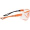 Bouton Optical Bio-Based Full Frame Safety Glasses w/Orange Frame, Clear Lens, Anti-Scratch/FogLess 3Sixty Coating 250-15-0520 - alternate 2
