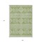 Homeroots 9' X 12' Green And Ivory Southwestern Washable Indoor Outdoor Area Rug 593676 - alternate 5